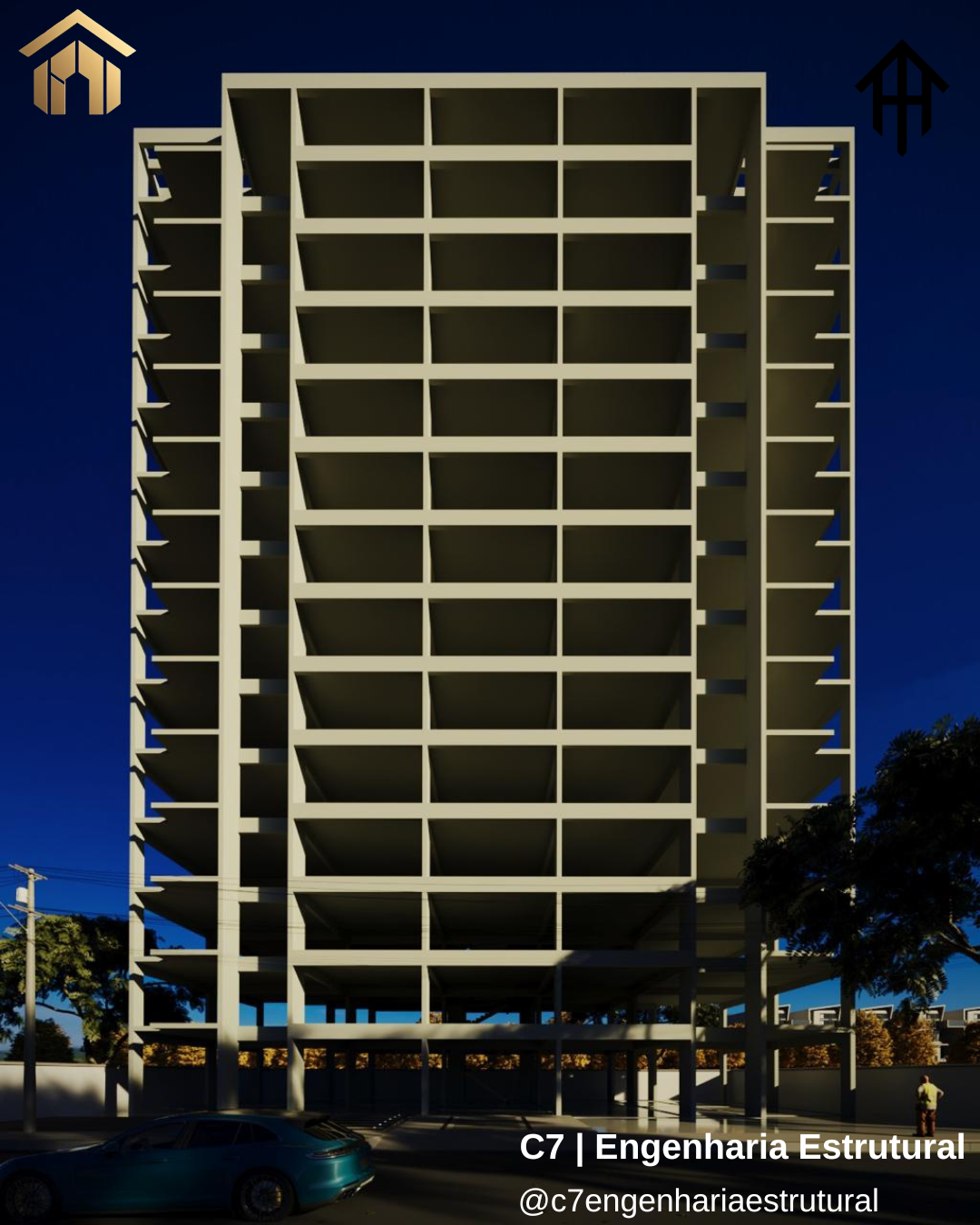 Projeto estrutural residencial